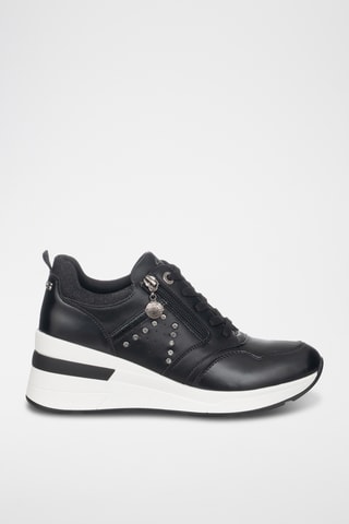 Zapatillas con plataforma - Negro
