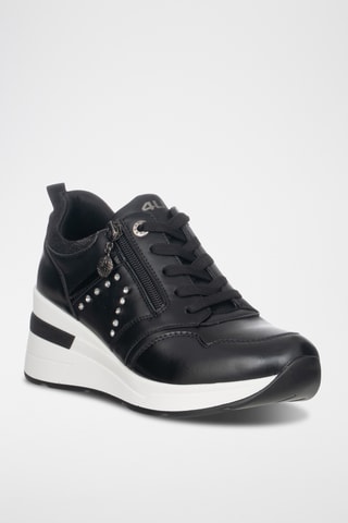 Zapatillas con plataforma - Negro