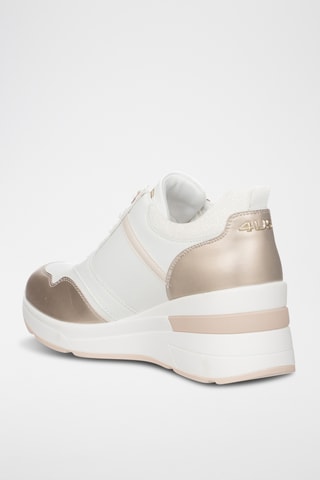 Zapatillas con plataforma - Dorado