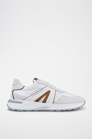 Zapatillas Liverpool - Blanco, marrón y gris