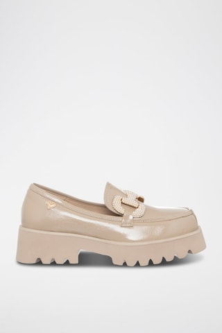 Mocasines - Blanco y beige