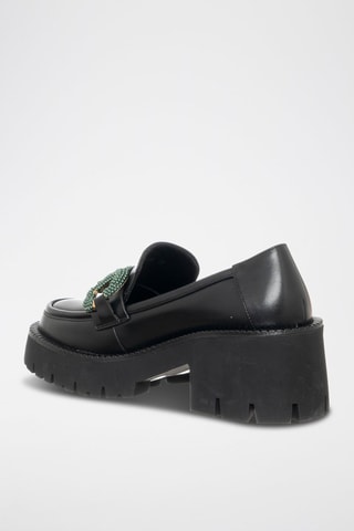 Mocasines de tacón - Negro