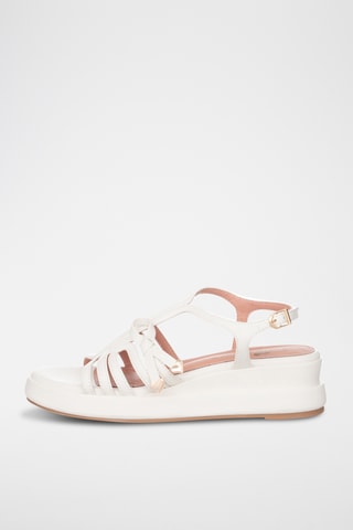 Sandalias de cuña - Blanco
