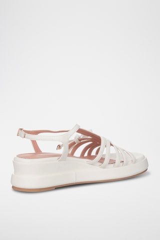 Sandalias de cuña - Blanco