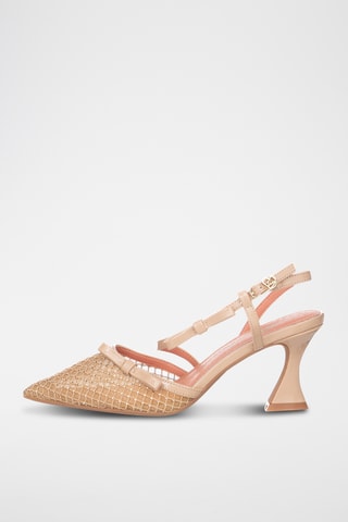 Sandalias de tacón - Beige