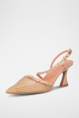 Sandalias de tacón - Beige