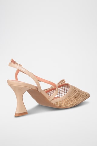 Sandalias de tacón - Beige