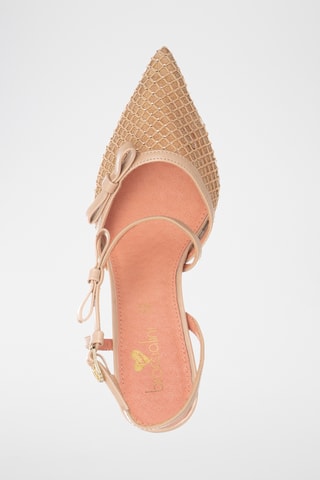 Sandalias de tacón - Beige