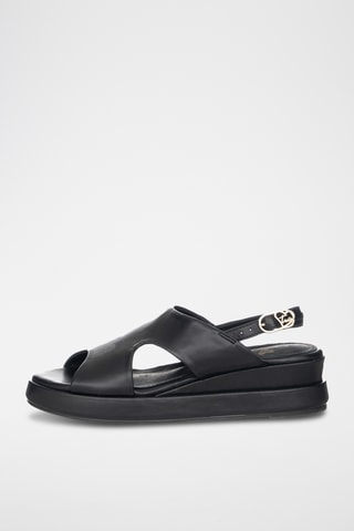 Sandalias de cuña - Negro