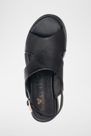 Sandalias de cuña - Negro