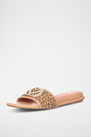 Sandalias de cuña - Dorado