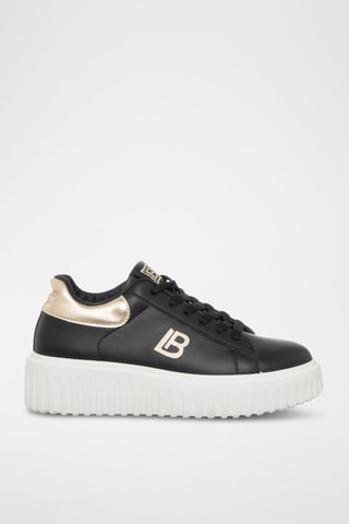 Zapatillas con plataforma - Laura Biagiotti - Blanco y negro