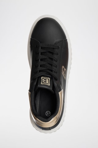 Zapatillas con plataforma - Laura Biagiotti - Blanco y negro