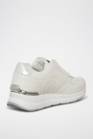 Zapatillas con plataforma - Laura Biagiotti - Blanco y plateado