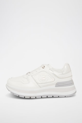 Zapatillas con plataforma - Laura Biagiotti - Blanco y gris