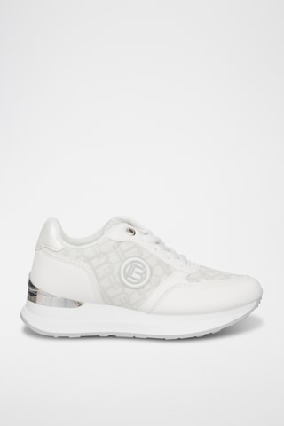 Zapatillas con plataforma - Blanco