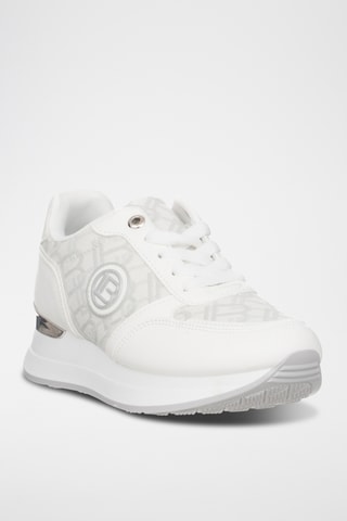 Zapatillas con plataforma - Blanco