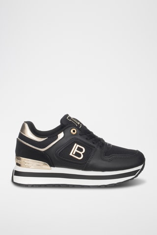 Zapatillas con plataforma - Negro