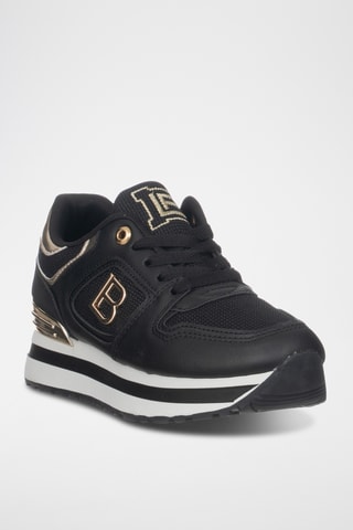 Zapatillas con plataforma - Negro
