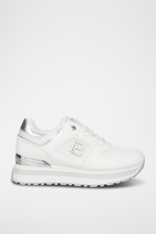 Zapatillas con plataforma - Blanco