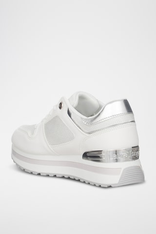 Zapatillas con plataforma - Blanco