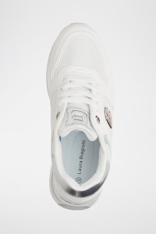 Zapatillas con plataforma - Blanco