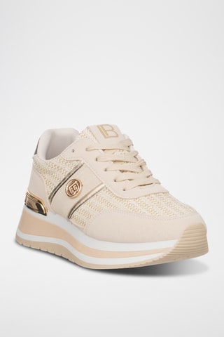 Zapatillas con plataforma - Camel