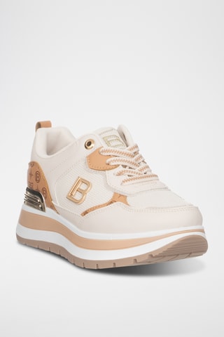 Zapatillas con plataforma - Camel