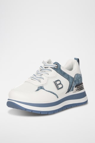 Zapatillas con plataforma - Blanco