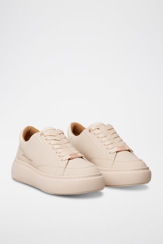 Zapatillas con plataforma Eco Greenwich - Beige