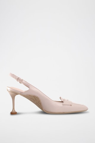 Zapatos de piel de tacón - Rosa