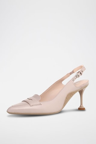Zapatos de piel de tacón - Rosa