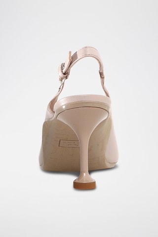 Zapatos de piel de tacón - Rosa