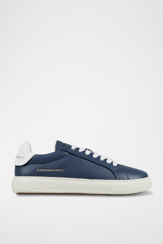 Zapatillas de piel - Azul