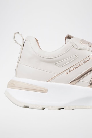 Zapatillas con plataforma - Beige