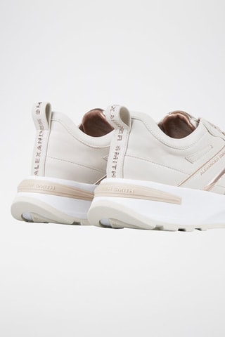 Zapatillas con plataforma - Beige