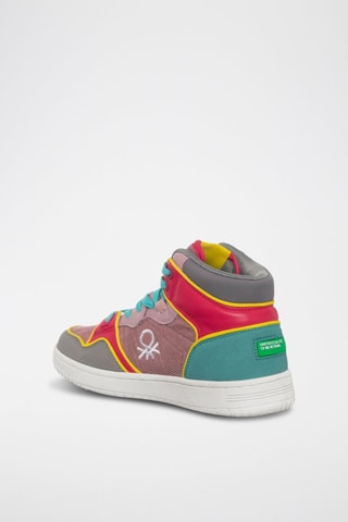 Zapatillas altas - Benetton - Rosa