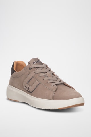 Zapatillas con plataforma - Marrón