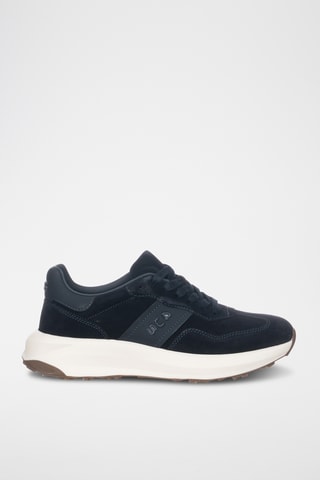 Zapatillas de piel - Azul