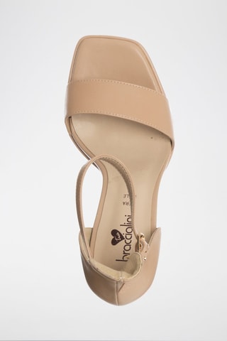 Sandalias de tacón - Beige