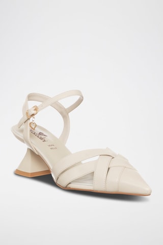 Sandalias de tacón - Beige