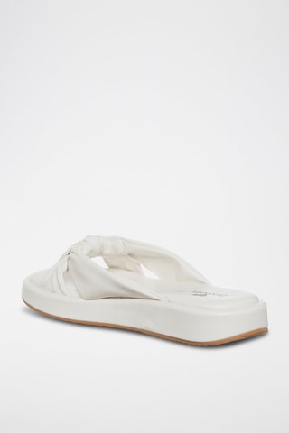 Sandalias con plataforma - Blanco