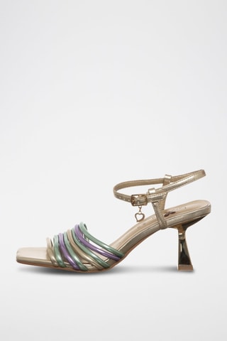 Sandalias de tacón - Dorado