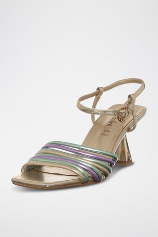Sandalias de tacón - Dorado