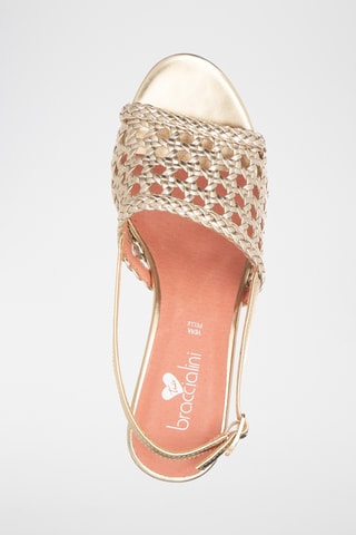 Sandalias de tacón - Dorado