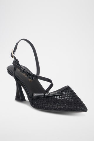 Sandalias de tacón - Negro