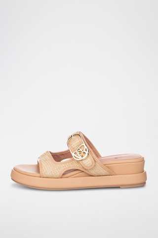 Sandalias de cuña - Camel