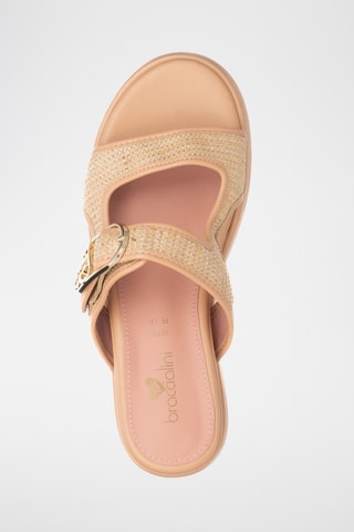 Sandalias de cuña - Camel