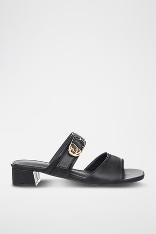 Sandalias de tacón - Negro