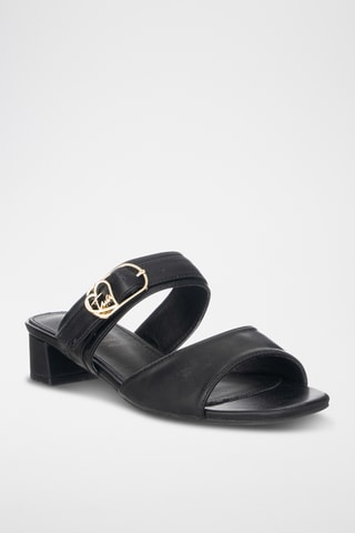 Sandalias de tacón - Negro